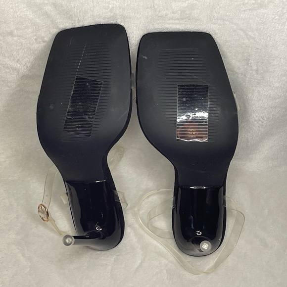 Simmi London clear strap square toe heels - Picture 6 of 8